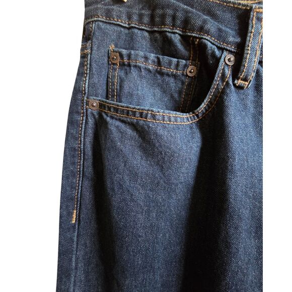 NWT Old Navy Jeans Medium Wash Denim Wow Loose Built-In Tough Rugged Mens 32x34 - Picture 4 of 13